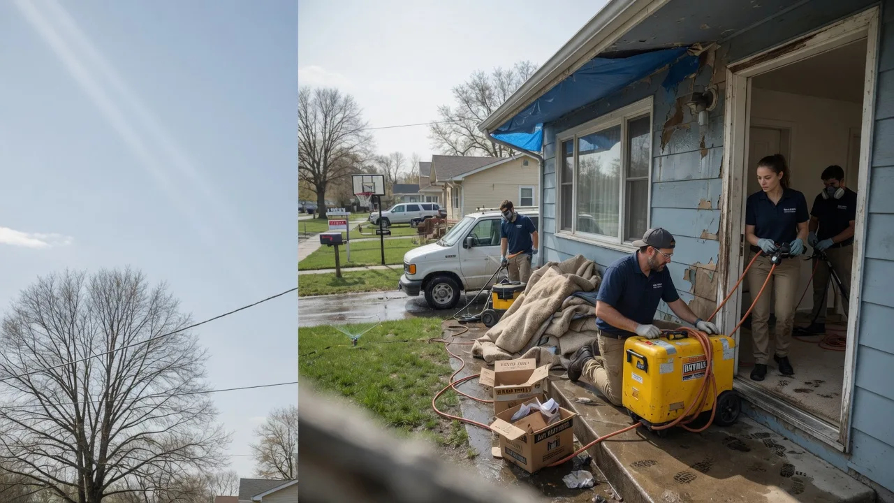 Basement Flood Cleanup in Foreston, MN near me